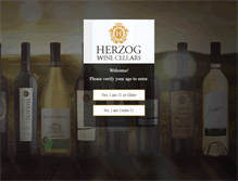 Tablet Screenshot of herzogwine.com